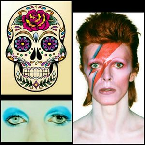 #megandreamtattoo #ziggystardust #sugarskull #Bowie