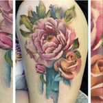 Roses for my mom (her name is Rosa, rose in spanish) and a song for my dad (In my life)  Credit: Lianne Moule  #megandreamtattoo
