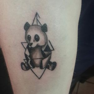 Cool panda #tattootime #tattoosoftattoodo#folowme #lovemyjob #loveink
