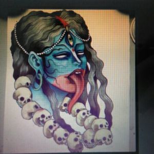 This is my tattoo for #megandreamtattoo (only an idea) I want one tattoo who explain Kali's mytho