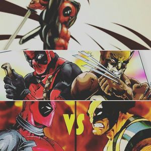 Want this tattoo deadpool vs wolverine