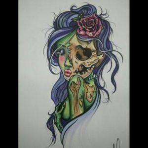 #megandreamtattoo I would love a zombie pin up or just something really dead and cool looking on my right arm!