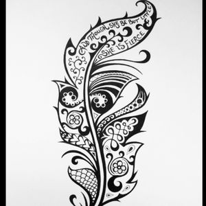 One of the feathers has to be like these one. #megandreamtattoo #meganmassacre #feather #design #tribal