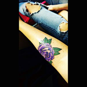 #rose #violet #oldschool #TattooGirl  #mom #number1