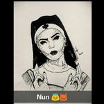 #nun # devil # drawing #tormento #dark