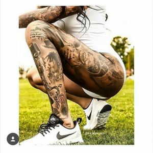 #woman #girtattoo #tattoos #leg #legtattoo #tatuajes #body #allbody #nike