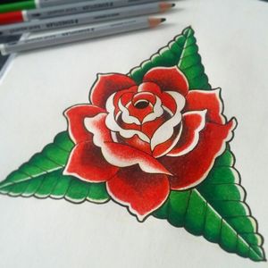 Draw tattoo model #drawing #flower #tattoo #model #color #rose #likeforlikes #liketattoo