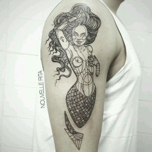 #mermaid #siren #steampunk #woman #ocean #future