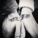 #couplestattoo #lovers  For those who want this ,with UR couple <3 #hearttattoo