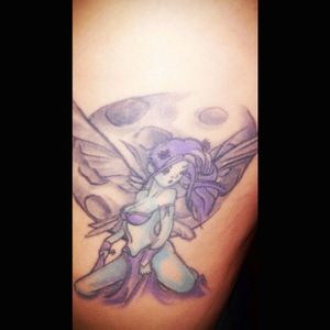 I haves always loved mythical creatures but my favorite was a fairy do I had this one done for me.