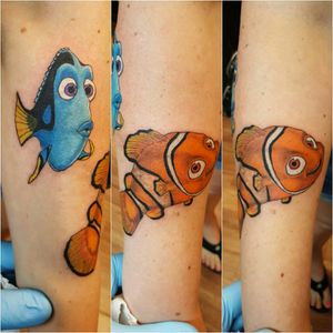 The beginning of a #findingnemo #FindingDory #sleeve