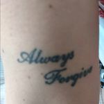 Always forgive... Never forget Tiger tattoo, Sale