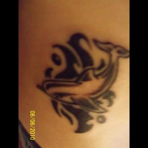 This is my very first tattoo. #dolphin #firsttattoo