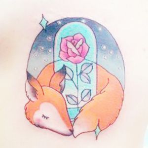 I have a Little Prince's tattoo but we need the most important: our rose and fox. I don't know to draw but this is an idea. I really want to be tattooed by Megan Massacre because she has magic and fantasy in her hands. #megandreamtattoo