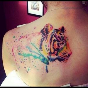 I really love Tiger's and this looks gorgeous! #watercolor #watercolour #megandreamtattoo #tigers