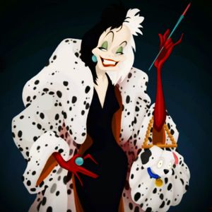 My favourite movie as a kid and I love Cruella as the villain she is. Only you would be able to capture her true vileness. #megandreamtattoo