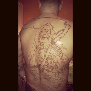 This is the outline of ma back piece