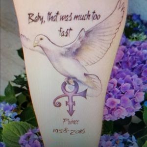 #megandreamtattoo tribute to Prince