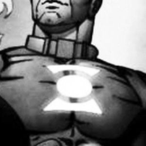 I want this chest piece with the white lantern logo set inside the circle and set on my shoulder.