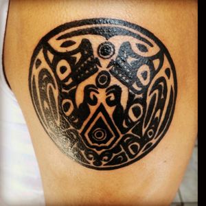 Tattoo feita por mim em um amigo.. a mesma maori usada no jacob do filme crepusculo