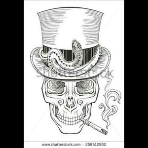 I've always been interested in mysticism and voodoo. The next tattoo that I want would be Baron Semedi, in a realistic style. #megandreamtattoo