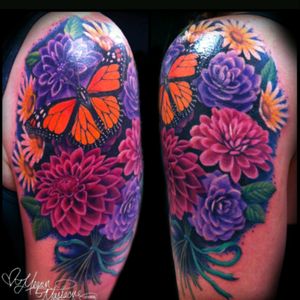 #megandreamtattoo I just LOVE Flowers and COLOR and can Not imagine having one of Megan's works of art On Me!!