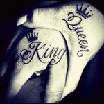 #love #tattooedcouples #tattoolover beautiful #couplestattoo #kingandqueen