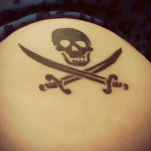 A pirates life for me #pirateskull #skullandcrossbones #jolly #blackink