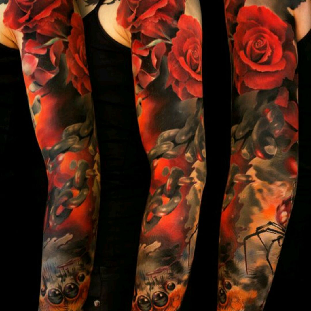 tattoo sleeve ideas for men color