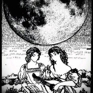 «La Luna» Tarot Card.#megandreamtatto