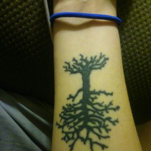 First tattoo. Celtic Tree of Pain from Supernatural.