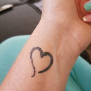 My daughter and i have this tattoo, hers is a little smaller