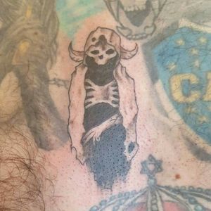 original flash by me #skull #demon #spirit #tattoo #ink #intenze #horns #hood #skeleton #hooded #dark #art #darkart #jbart #iarael #tlv #bnw #blackngrey