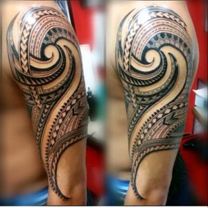 This one will be perfect as well. I wanted to have something that is close to my ethnicity. A tribal tattoo which was used by my people way back. #tribal  #tribaltattoo #pinoypride #meagandreamtattoo #dreamtattoo