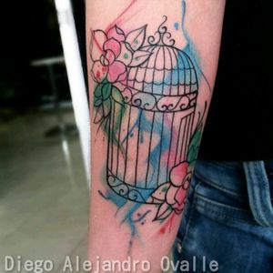 #cage #watercolor #tattoo #tattooart #diegoalejandroovalle