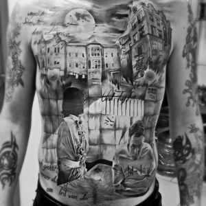 #blackandgrey #tattoo  #story #artist #chestpiece #dreamtattoo #inked #tattoos #tattooed #Tattoodo
