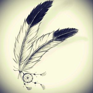 Next tattoo to go on my native american sleeve #feathers #dreamcatcher #watercolours #nativeamerican #sleeve #nextone