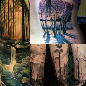 It has been my dream for years to have a beautiful nature landscape like these on my body! It would mean so much to win this contest!! Good luck to everyone#megandreamtattoo