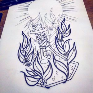 LOVE💗 or DEATH💀 potion?! #tattoo #sealife #tattoosketch