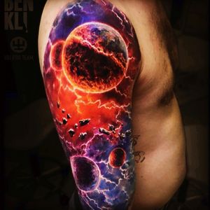 #megandreamtattoo have always wanted a vibrant piece like this on my arm as a sleave. Such great work.
