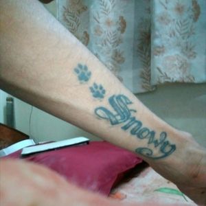 Tattoo uploaded by Swapnil • Love You Snowy Baby. • Tattoodo