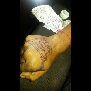 Tattoo uploaded by The Black Sparrow tattoo's • #Uncomplit #hand #key #chain  #work #play • Tattoodo