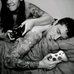 Gaming and tattoos...goals couple!