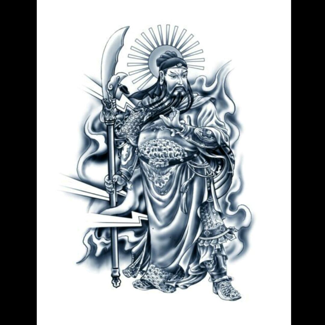 Vector Illustration Guan Yu Chinese Asia Stock Vector Royalty Free  1105521119  Shutterstock