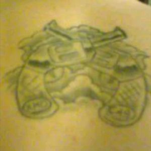 This is on my back my first tattoo