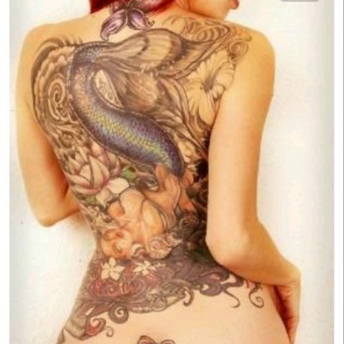 #mermaid #backpiece