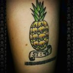 My father drew me a pineapple years ago, it had meant so many things to me at so many different moments in my life... the artist was awesome by taking my dad's drawing and bringing it to life.