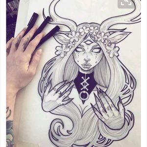#megandreamtattoo This style and amazing art would be the most awsome thing in the world. Gr. Hedy with a lot of love. Ps. by Gwen D' arcy