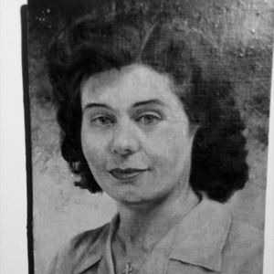This is my nan who was a huge part of my life! Sadly she is no longer here but I know she's watching over me :-) This was painted during ww2 and i would love to have this over my heart :-) so I know she is always with me #MEGANDREAMATTOO