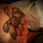 #lotusflower matching tattoo #coupletattoos
